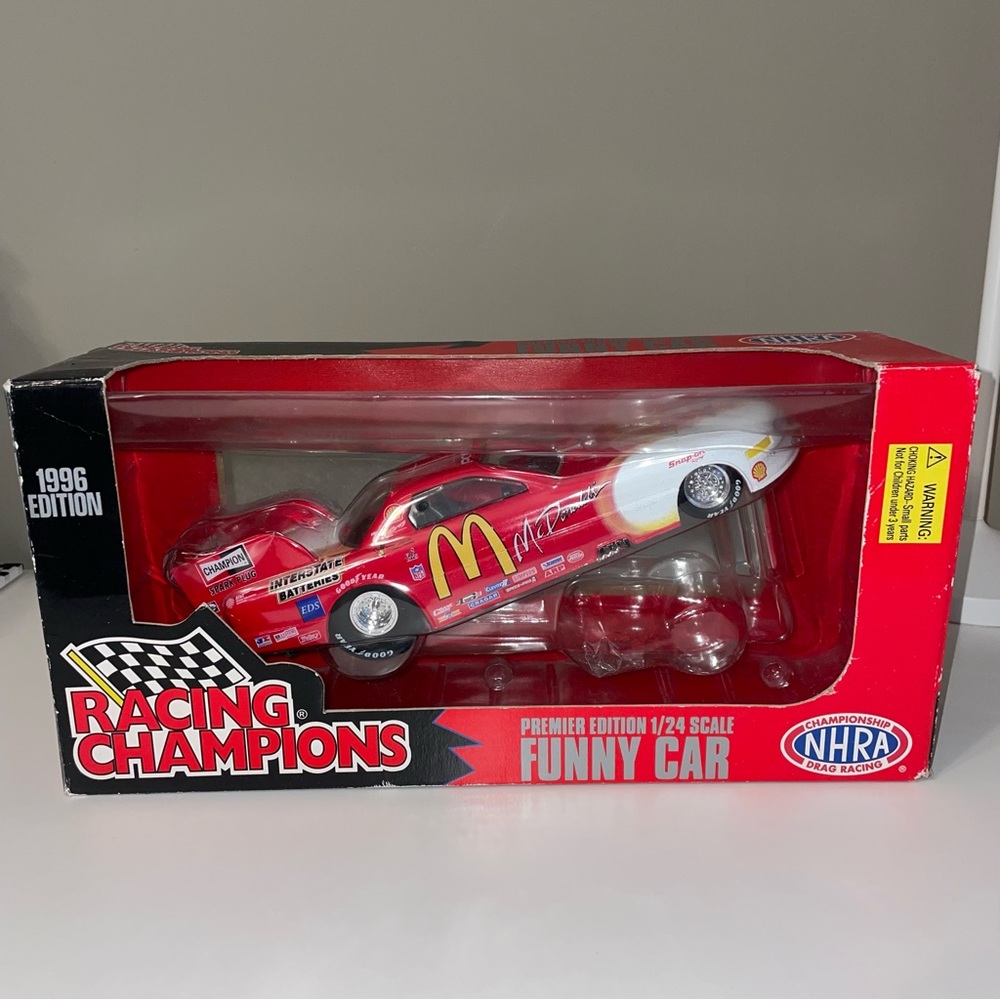 1996 Racing Champions NHRA McDonald’s Funny Car - 1:24 Scale